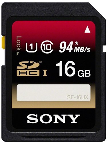 Sony 16GB SDHC Class 10 UHS-1 Memory Card