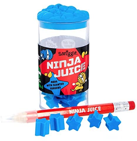Smiggle Eraser Tub - Ninja Juice Sippy Cup