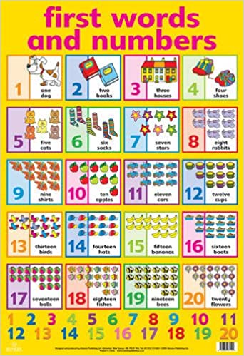 My First Numbers Wall Chart