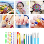 Mandala Dotting Tools Stencil Set of 35 PCS