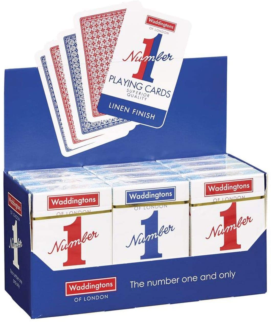 Waddingtons Number 1 Playing Cards (Blue)