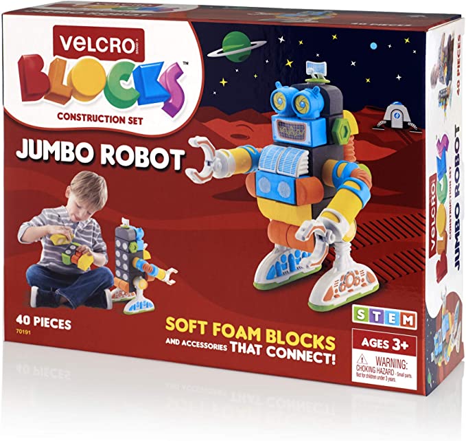 Velcro Kids Construction Set Building Blocks Robot