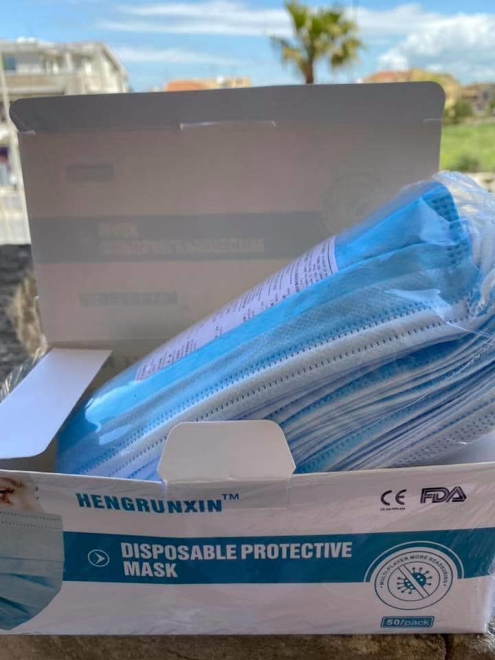 HengRunXin Protective Mask for Daily Use - 50 pcs / box