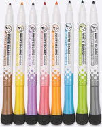 White Board Markers with Eraser (8 PCS)