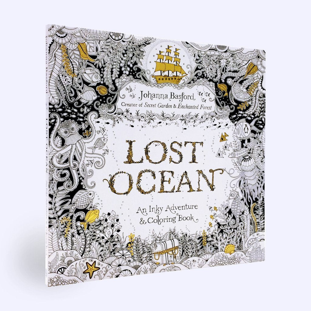 Lost Ocean: An Inky Adventure & Colouring Book