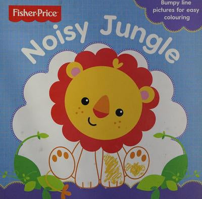 Fisher-Price Noisy Jungle: A fold-out Colouring Book