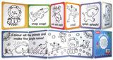 Fisher-Price Noisy Jungle: A fold-out Colouring Book