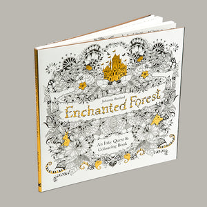 Enchanted Forest: An Inky Quest & Colouring Book