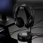 Headphone Stand with Wireless Charging & 4 USB 3.0 Port