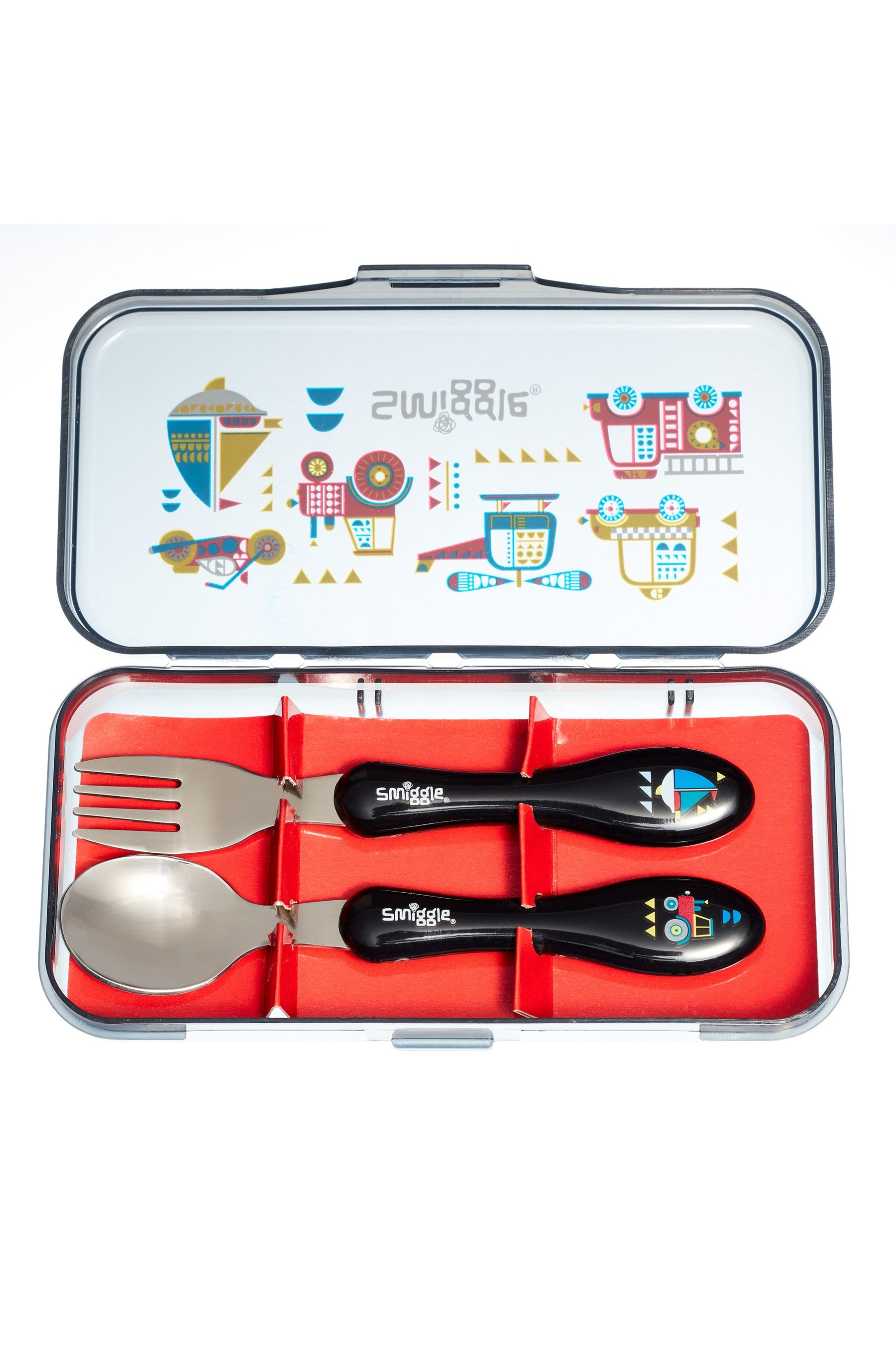 Smiggle Big Adventures Teeny Tiny Cutlery Set