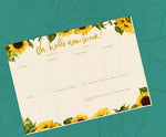 SUNFLOWER: A4 PLANNER & A5 TO-DO LIST