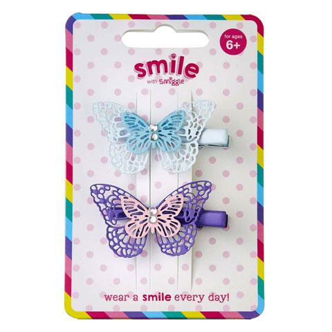 Smiggle: Smile Wings Hair Clips Pack X 2