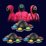 Squid Game Bubble Pop It Fidget Spinner Anti Stress Toy