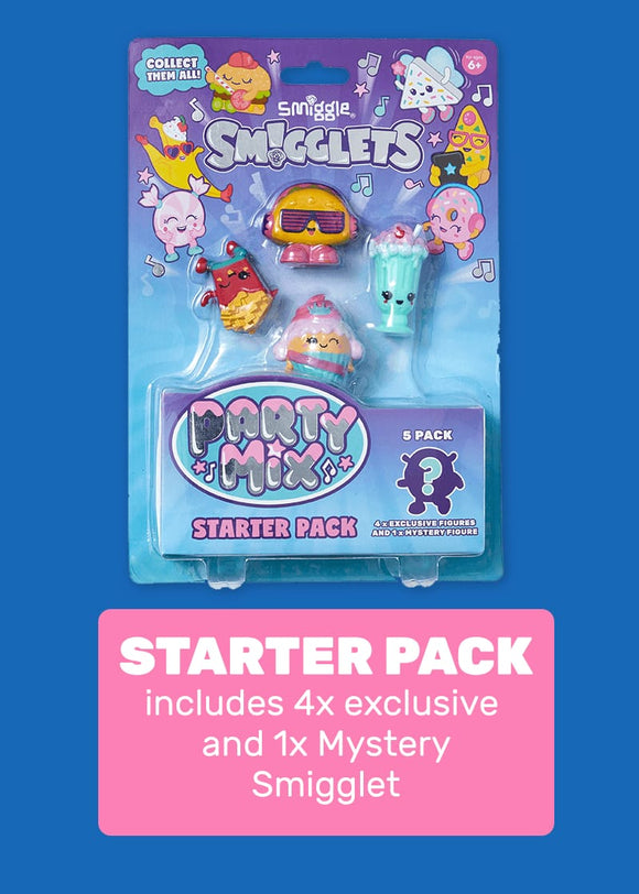 Smiggle Smigglets Starter Pack (Hangry Heroes & Party Mix)