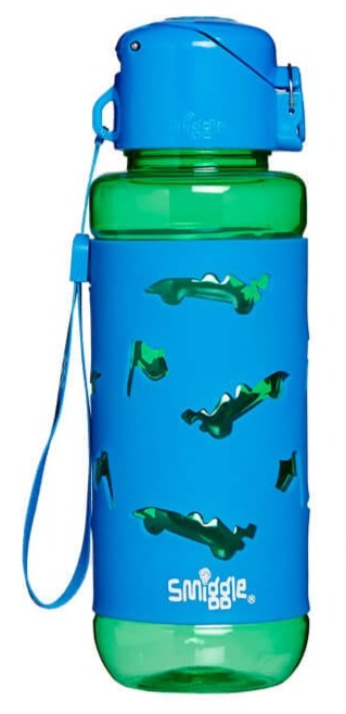 Smiggle Water Drink-Up Bottle with Flip Top Spout
