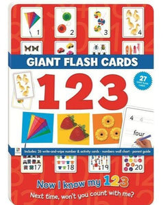 Giant Flashcards: 123 (Hinkler Books)