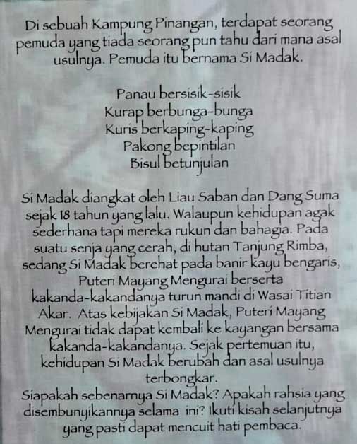 HIKAYAT SI MADAK BY MENA