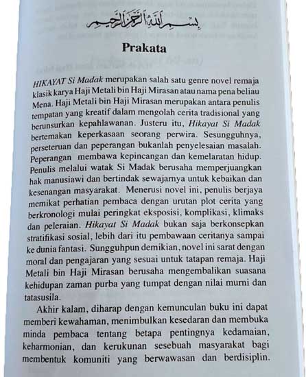 HIKAYAT SI MADAK BY MENA