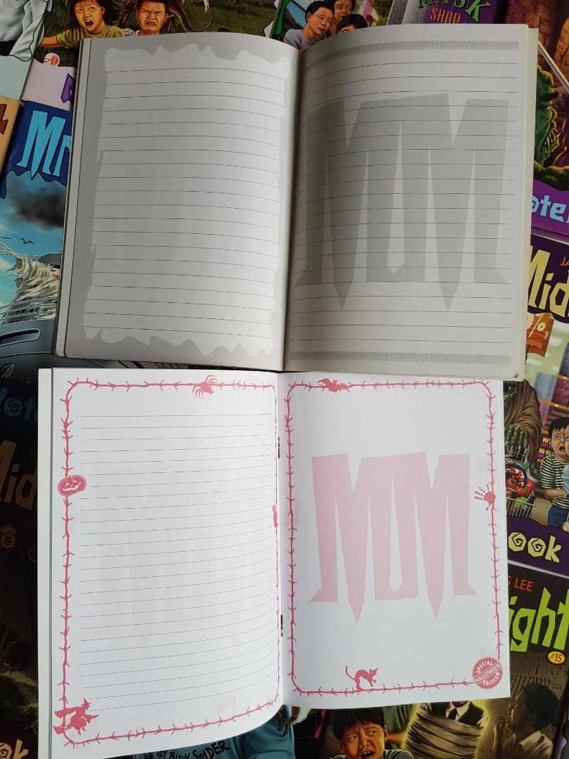 MR MIDNIGHT & MR MYSTERY NOTEBOOK BY JAMES LEE
