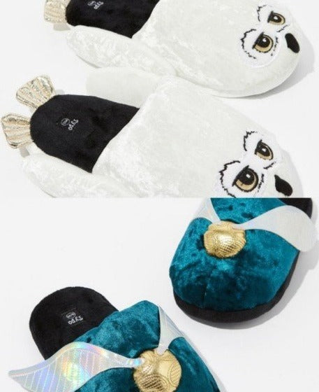 Typo Harry Potter Novelty Slippers SNITCH & HEDWIG