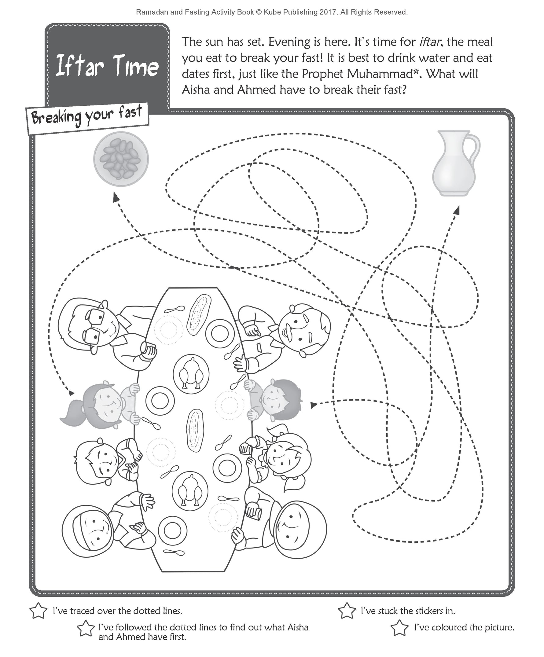 Ramadan and Fasting Activity Book