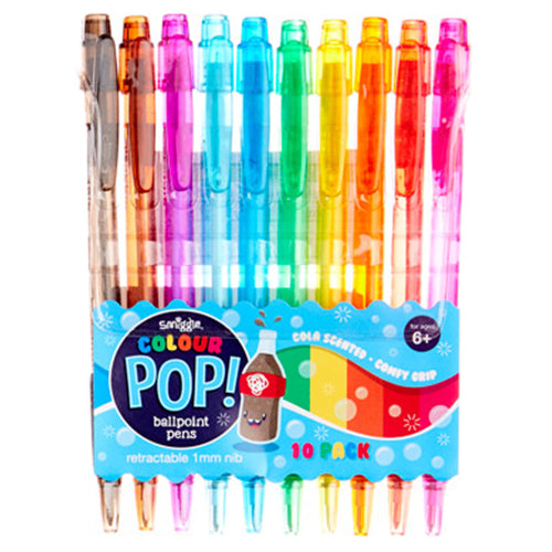 SMIGGLE: COLOUR POP! BALLPOINT PENS - PACK OF 10