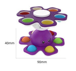 Squid Game Bubble Pop It Fidget Spinner Anti Stress Toy