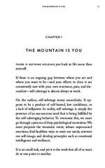 The Mountain Is You: Transforming Self-Sabotage Into Self-Mastery