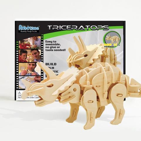 TRICERATOPS: 3D PUZZLE ROBOTIC DINOSAUR