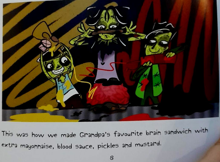 The Zeads Zombie Family: Visiting Grandpa in the Hospital (Coloring Bookset)