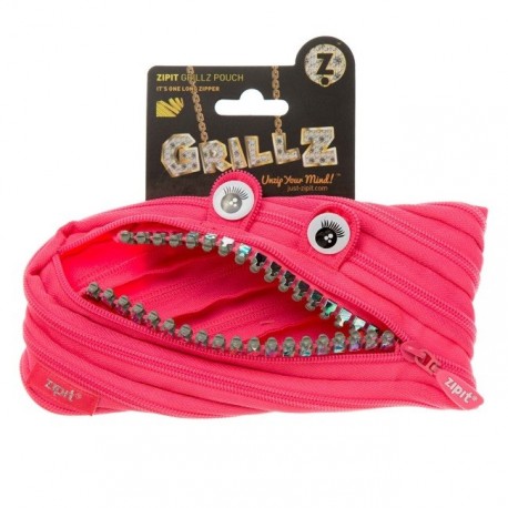 ZIPIT Grillz Original Pencil Case - Pink
